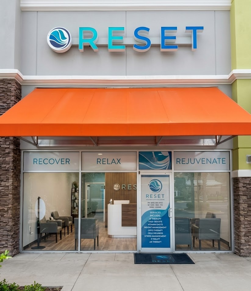 Reset Wellness & Aesthetics storefront in St. Augustine